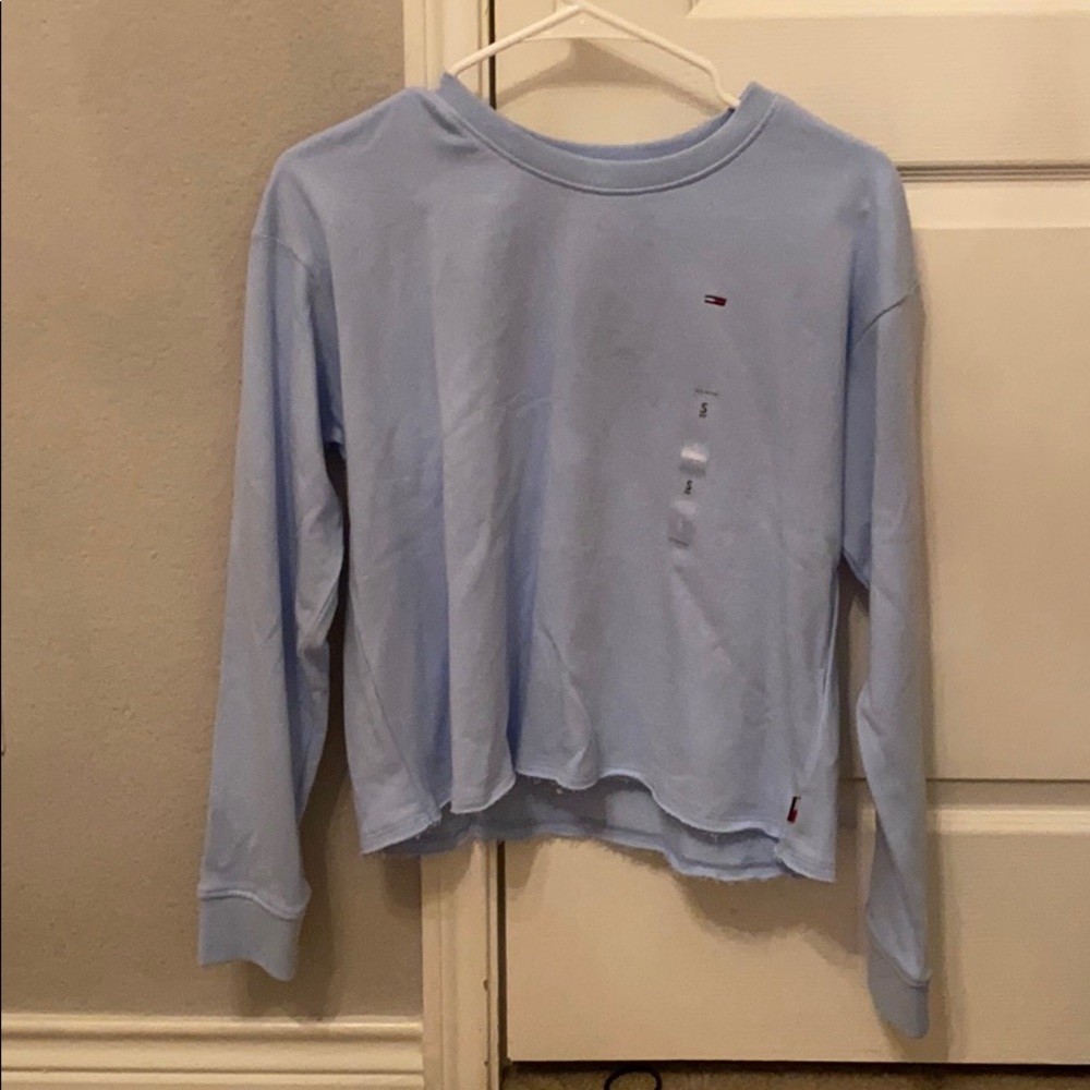 Light Blue Tommy Hilfiger Sweatshirt
